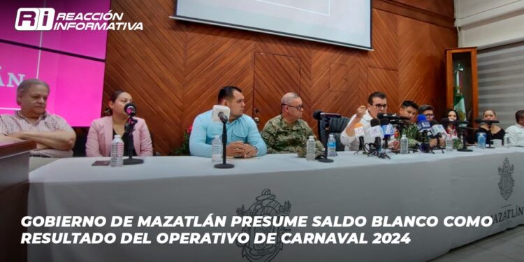 Gobierno de Mazatlán presume saldo blanco como resultado del Operativo de Carnaval 2024