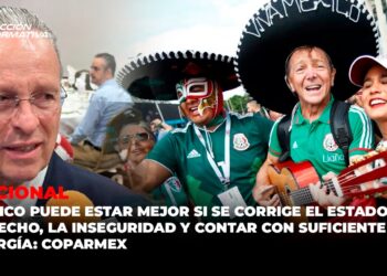 México puede estar mejor si se corrige el Estado de Derecho, la inseguridad y contar con suficiente energía: Coparmex