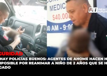 Aún hay policías buenos: Agentes de Ahome hacen hasta lo imposible por reanimar a niño de 2 años que se había ahogado