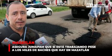 Dice JUMAPAM que sí está trabajando pese a los miles de baches que hay en Mazatlán