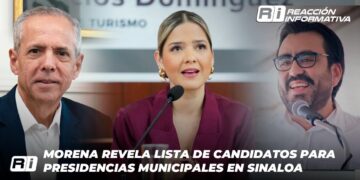 Morena revela lista de candidatos para presidencias municipales en Sinaloa