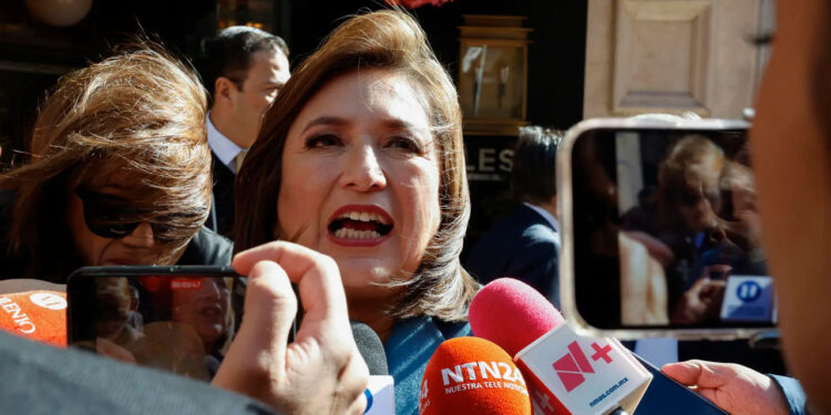 Conmigo no habrá “agravios”: Xóchitl Gálvez a empresarios en España