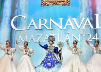 Siu Ling I es coronada Reina de los Juegos Florales del Carnaval Internacional Mazatlán 2024, “Eclipse Barroco”
