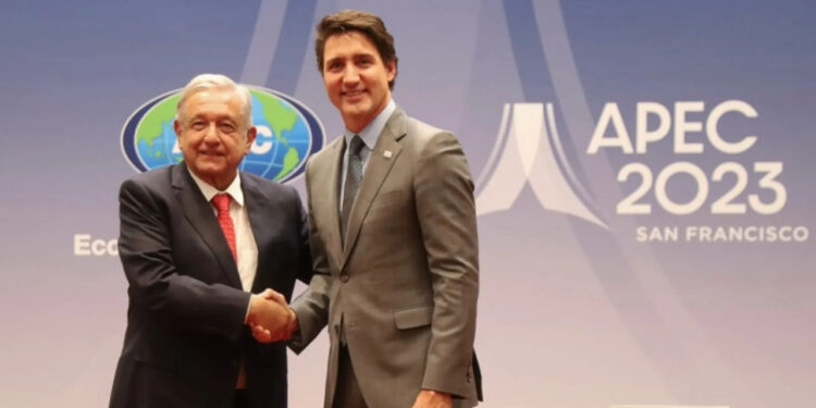 AMLO reprocha a Trudeau imposición de visado a mexicanos en Canadá; le recuerda que por él están en el T-MEC