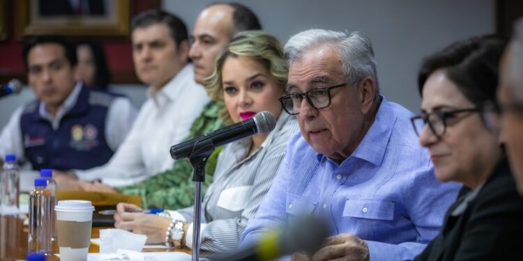 Rocha encabeza reunión con la coordinadora nacional de Protección Civil