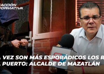 Cada vez son más esporádicos los robos en el puerto: Alcalde de Mazatlán