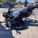 Fuerte choque entre auto y moto dejan un joven lesionado y miles de pesos en daños materiales