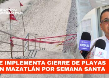 Se implementa cierre de playas en Mazatlán por Semana Santa