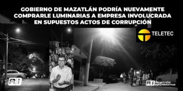 Gobierno de Mazatlán podría nuevamente comprarle luminarias a empresa involucrada en supuestos actos de corrupción