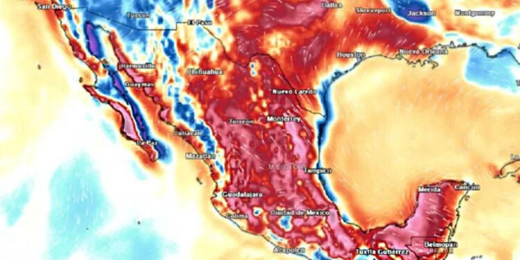 Chocan frente frío y ola de calor: Se esperan temperaturas de -10 grados en el norte; 45 grados en el centro de México