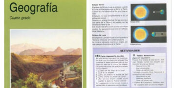 Viral: Así es como el libro de geografía de cuarto grado de 1993 mencionaba el eclipse solar 2024