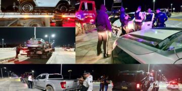 Aseguran 13 vehículos y 6 motocicletas durante operativo anti-arrancones en Culiacán