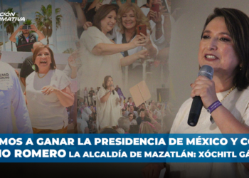 Vamos a ganar la Presidencia de México y con Memo Romero la alcaldía de Mazatlán: Xóchitl Gálvez