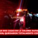 Se incendian dos casas en la colonia Rafael Buelna de Mazatlán; quedaron totalmente consumidas