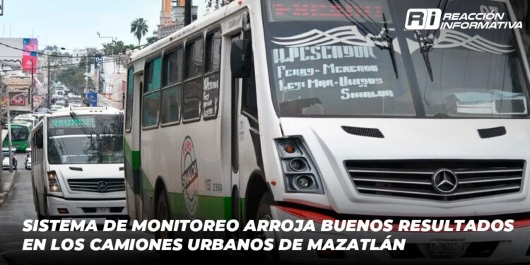 Sistema de monitoreo arroja buenos resultados en los camiones urbanos de Mazatlán
