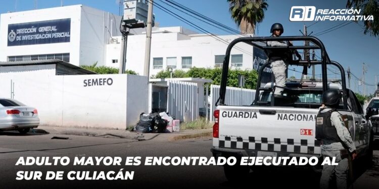 Adulto mayor es encontrado ejecutado al sur de Culiacán