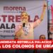 La candidata Estrella Palacios visita a los colonos de Urías