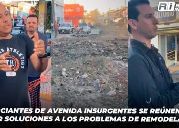 Comerciantes de Avenida Insurgentes se reúnen para exigir soluciones a los problemas de remodelación