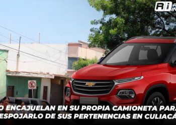 Lo encajuelan en su propia camioneta para despojarlo de sus pertenencias en Culiacán