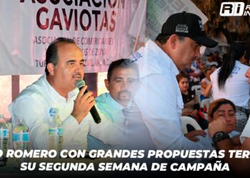 Memo Romero con grandes propuestas termina su segunda semana de campaña