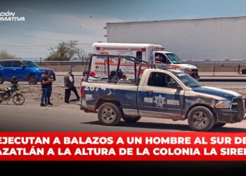 Ejecutan a balazos a un hombre al sur de Mazatlán