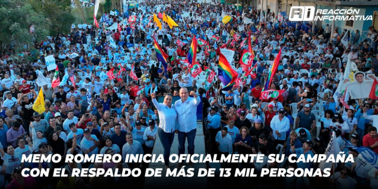 Memo Romero inicia oficialmente su campaña con el respaldo de 13 Mil Personas