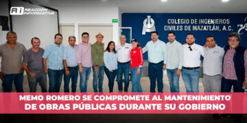 Memo Romero se compromete al mantenimiento de obras públicas durante su gobierno