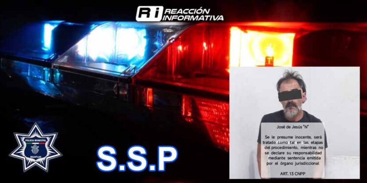 Detiene la Polícia preventiva a hombre por robar en casa habitación