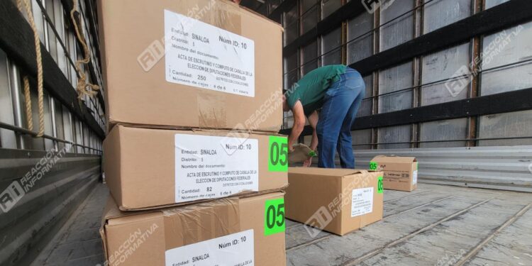 Llegan a Culiacán más 2 millones de boletas electorales