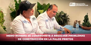 Memo Romero se compromete a resolver problemas de construcción en la Palos Prietos