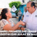 Memo Romero promete gestionar recurso para digitalizar aulas en Mazatlán