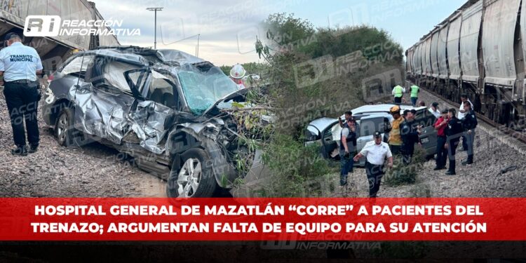 Hospital General de Mazatlán “corre” a pacientes del trenazo; Argumentan falta de equipo necesario para su atención