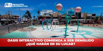 Oasis interactivo comienza a ser demolido