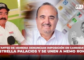 Militantes de Morena denuncian Imposición en candidatura de Estrella Palacios y se unen a Memo Romero