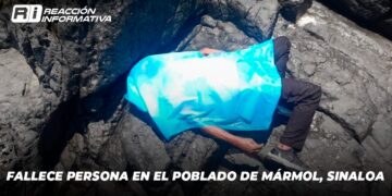 Fallece persona en el poblado de Mármol, Sinaloa