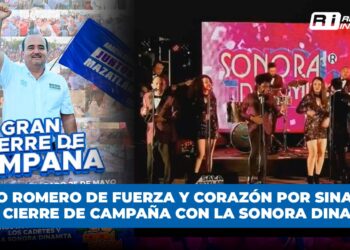 Memo Romero de Fuerza y Corazón por Sinaloa hará cierre de campaña con la Sonora Dinamita