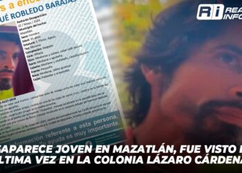 Desaparece joven en Mazatlán, fue visto por última vez en la colonia Lázaro Cárdenas