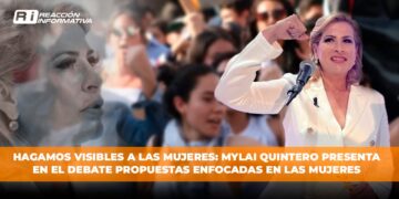 Hagamos visibles a las mujeres de Mazatlán: MyLai Quintero presenta en el debate propuestas enfocadas en las mujeres
