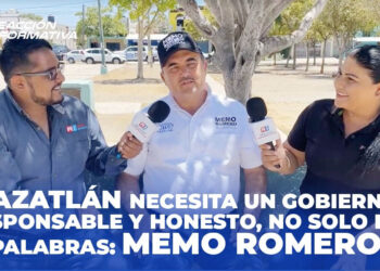 Mazatlán necesita un gobierno responsable y honesto, no solo de palabras: Memo Romero