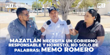 Mazatlán necesita un gobierno responsable y honesto, no solo de palabras: Memo Romero