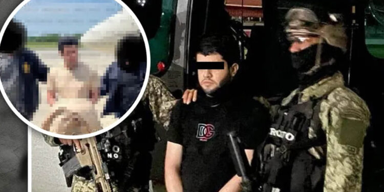 Revelan primera FOTO de ‘El Nini’, jefe de seguridad de ‘Los Chapitos’, tras extradición a Estados Unidos