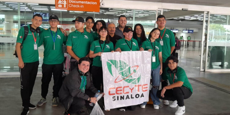 Jóvenes del CECyTE representarán a Sinaloa y a México en Colombia