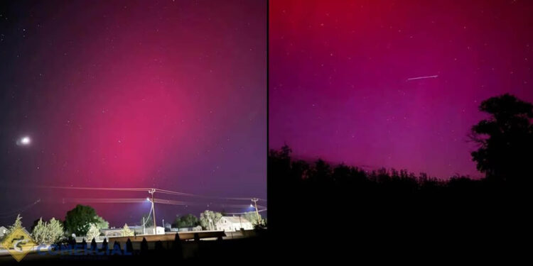 Captan auroras boreales también en Chihuahua y Sinaloa