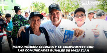Memo Romero escucha y se compromete con las comunidades rurales de Mazatlán