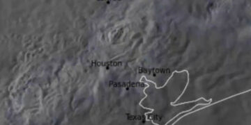 ¡Fue como un huracán! Tormenta en Houston se vio así desde satélite