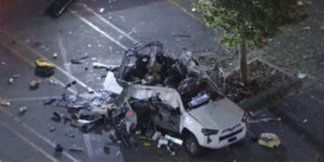 Hombre sobrevive de milagro tras fuerte explosión: intentó prender un cigarro al interior de su auto