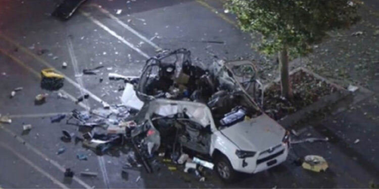 Hombre sobrevive de milagro tras fuerte explosión: intentó prender un cigarro al interior de su auto