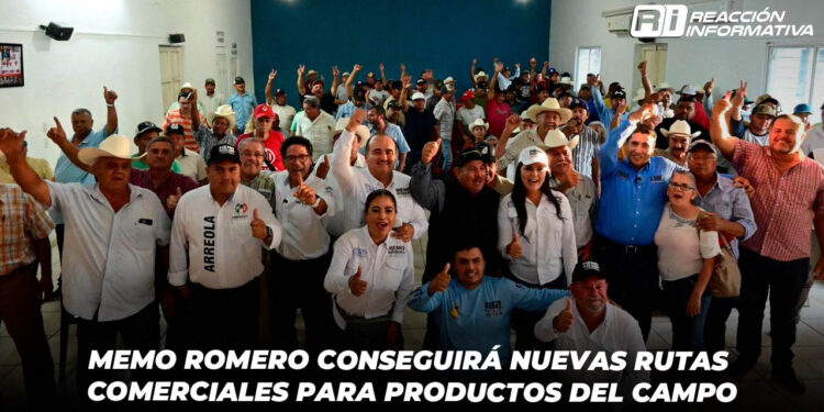 Memo Romero conseguirá nuevas rutas comerciales para productos del campo