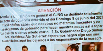 CJNG se deslinda de masacre en León, Guanajuato; ofrece recompensa para dar con los responsables