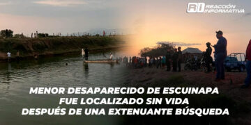 Menor desaparecido de Escuinapa fue localizado sin vida después de una extenuante búsqueda